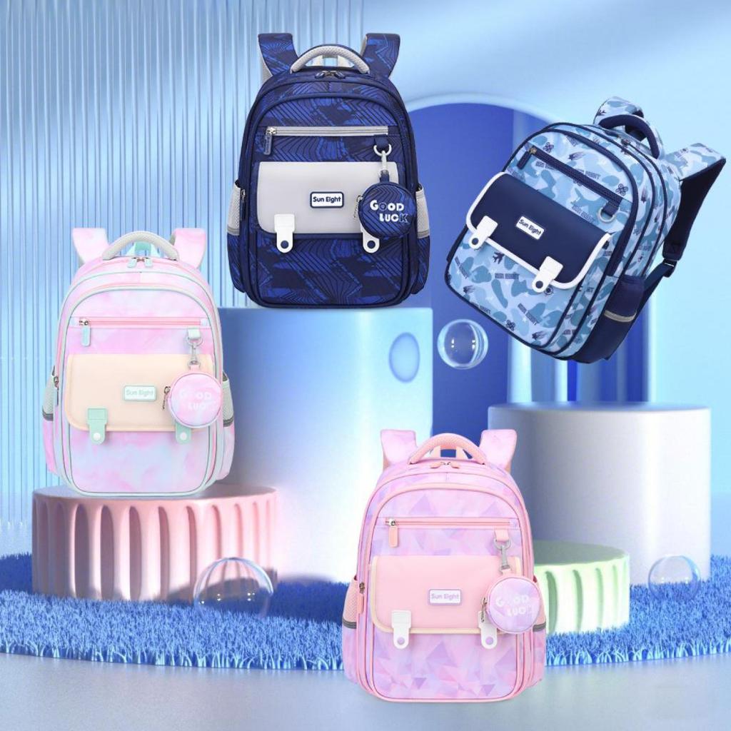 S☆バックスSUNSUN Sun Eight Luckz Ergonomic Spine Protection Primary School Bag