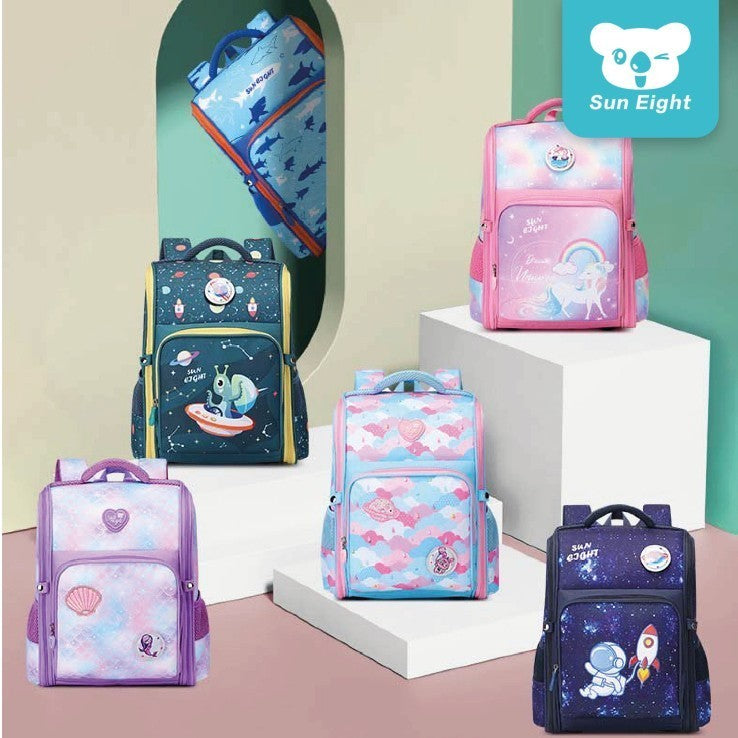 Sun Eight Youthz Ergonomic Spine Protection Primary School Bag - Sun Eight