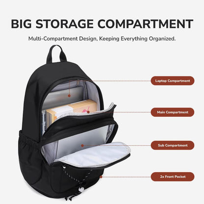 Sun Eight x Binnes Whitez Laptop Backpack (15.6") - Sun Eight