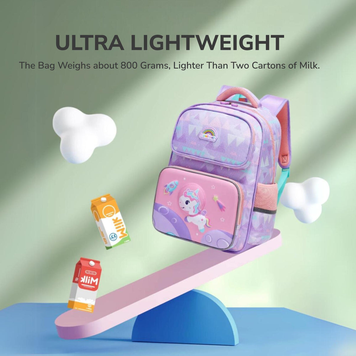 Sun Eight Snazz Ergonomic Spine Protection Primary School Bag - Sun Eight