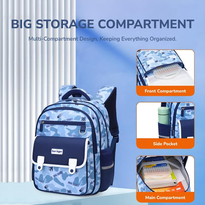 Sun Eight Luckz Ergonomic Spine Protection Primary School Bag - Sun Eight