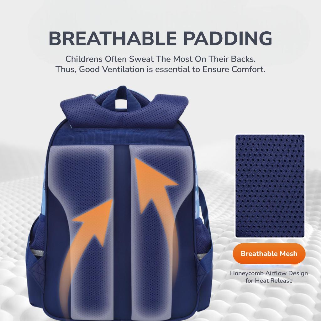 Sun Eight Luckz Ergonomic Spine Protection Primary School Bag - Sun Eight