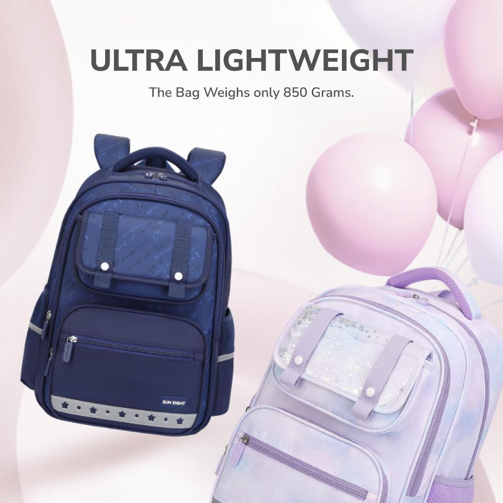 Sun Eight Sparkz Ergonomic Spine Protection Primary School Bag - Sun Eight