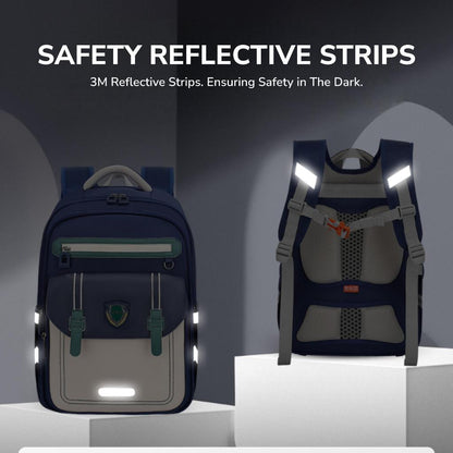 binbes® by Sun Eight Crownz Ergonomic Spine Protection Primary School Bag - Sun Eight