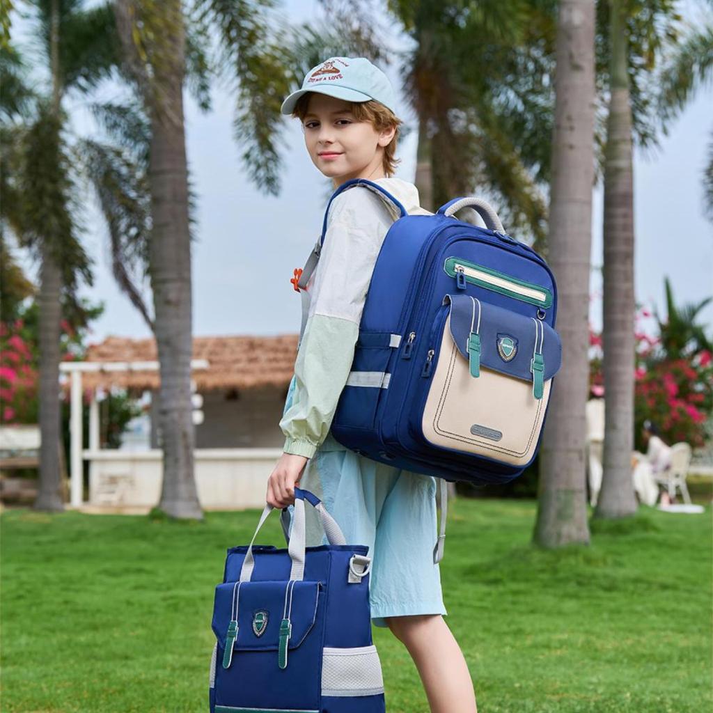 binbes® by Sun Eight Crownz Ergonomic Spine Protection Primary School Bag - Sun Eight