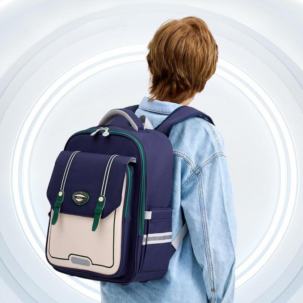 binbes® by Sun Eight Shellz Ergonomic Spine Protection Primary School Bag - Sun Eight