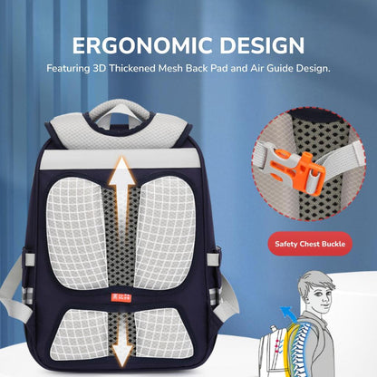 binbes® by Sun Eight Packz Ergonomic Spine Protection Primary School Bag - Sun Eight