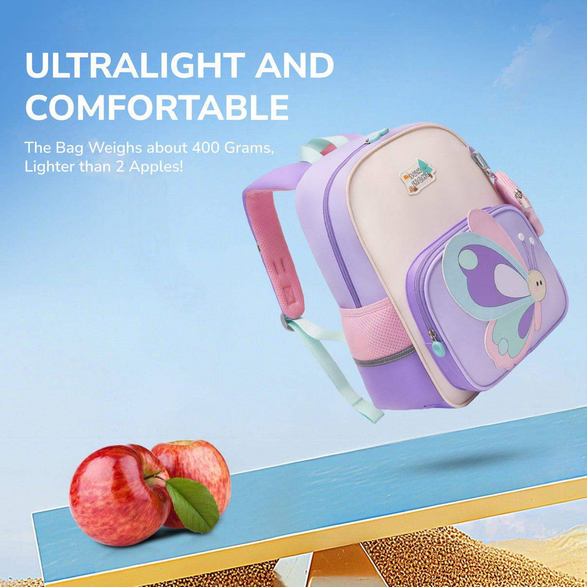 Sun Eight Flopz [V2] Ergonomic Preschool Kindergarten Bag - Sun Eight