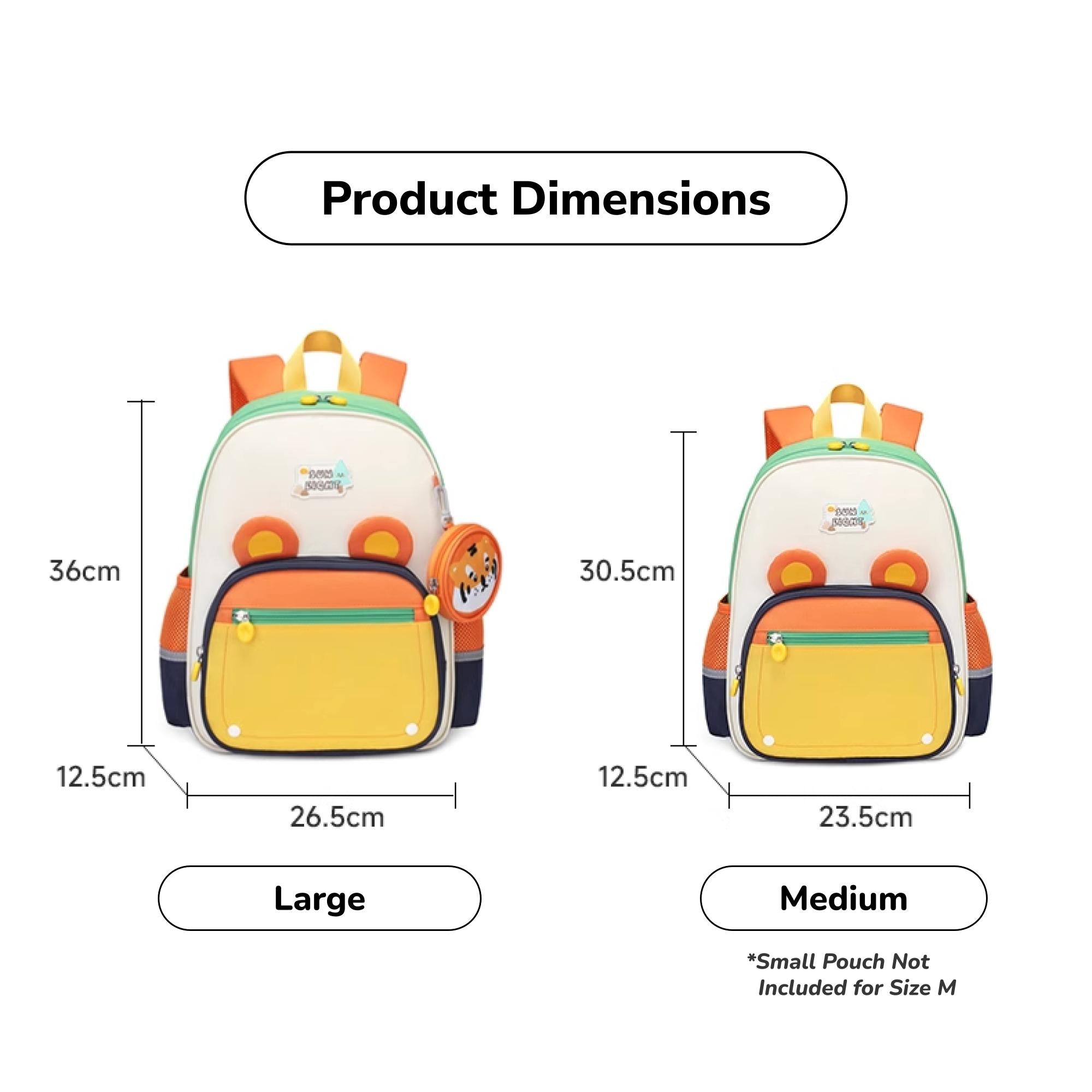 Sun Eight Flopz Ergonomic Preschool Kindergarten Bag - Sun Eight