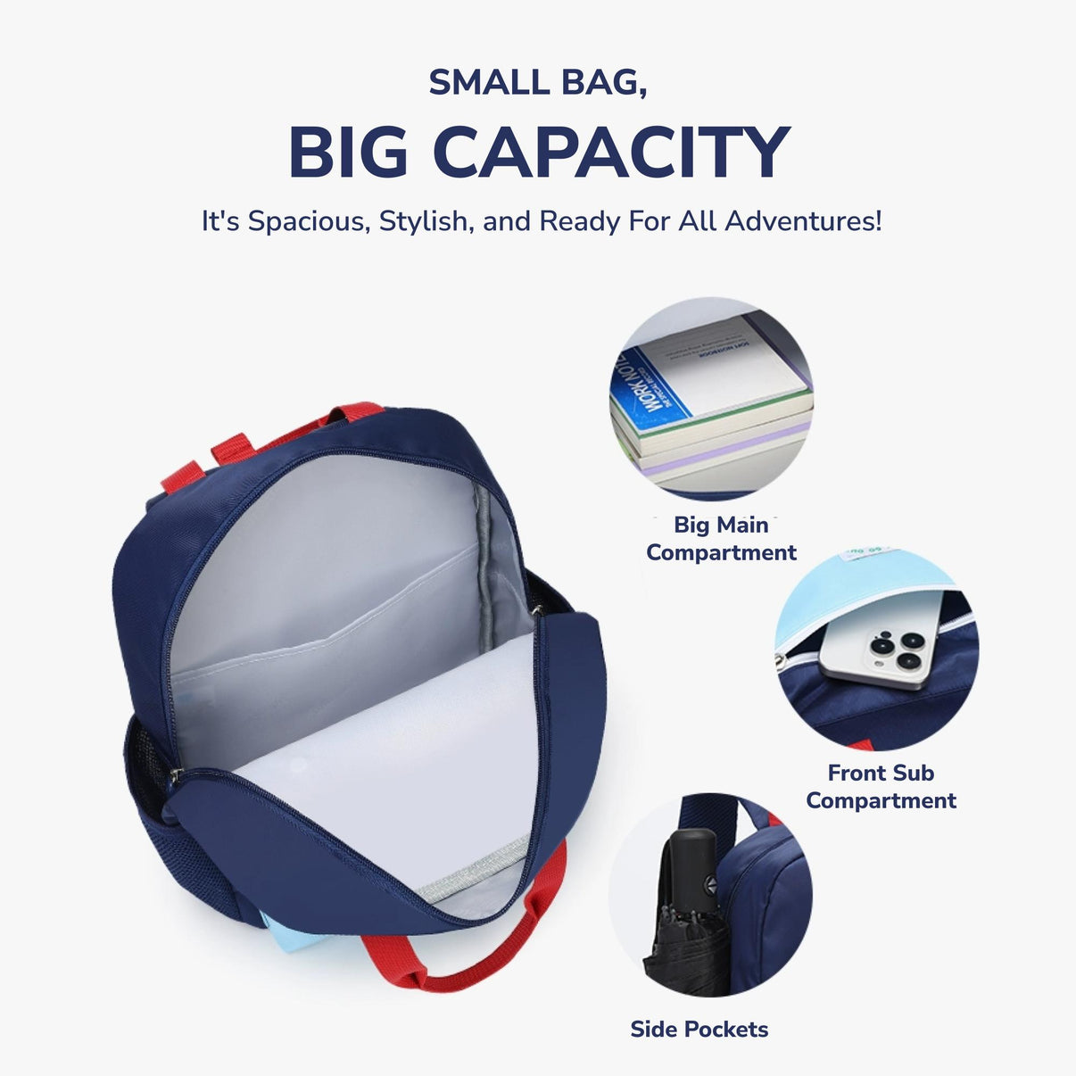 Sun Eight Snapz Preschool Kindergarten Bag - Sun Eight