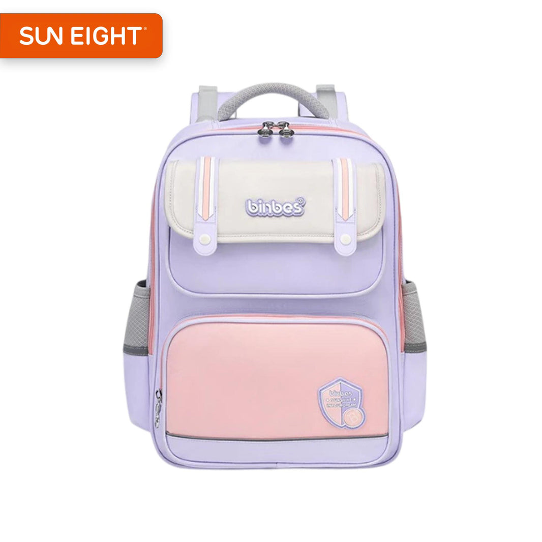 binbes® by Sun Eight Matez Ergonomic Spine Protection Primary School Bag with FLOATECH™ - Sun Eight