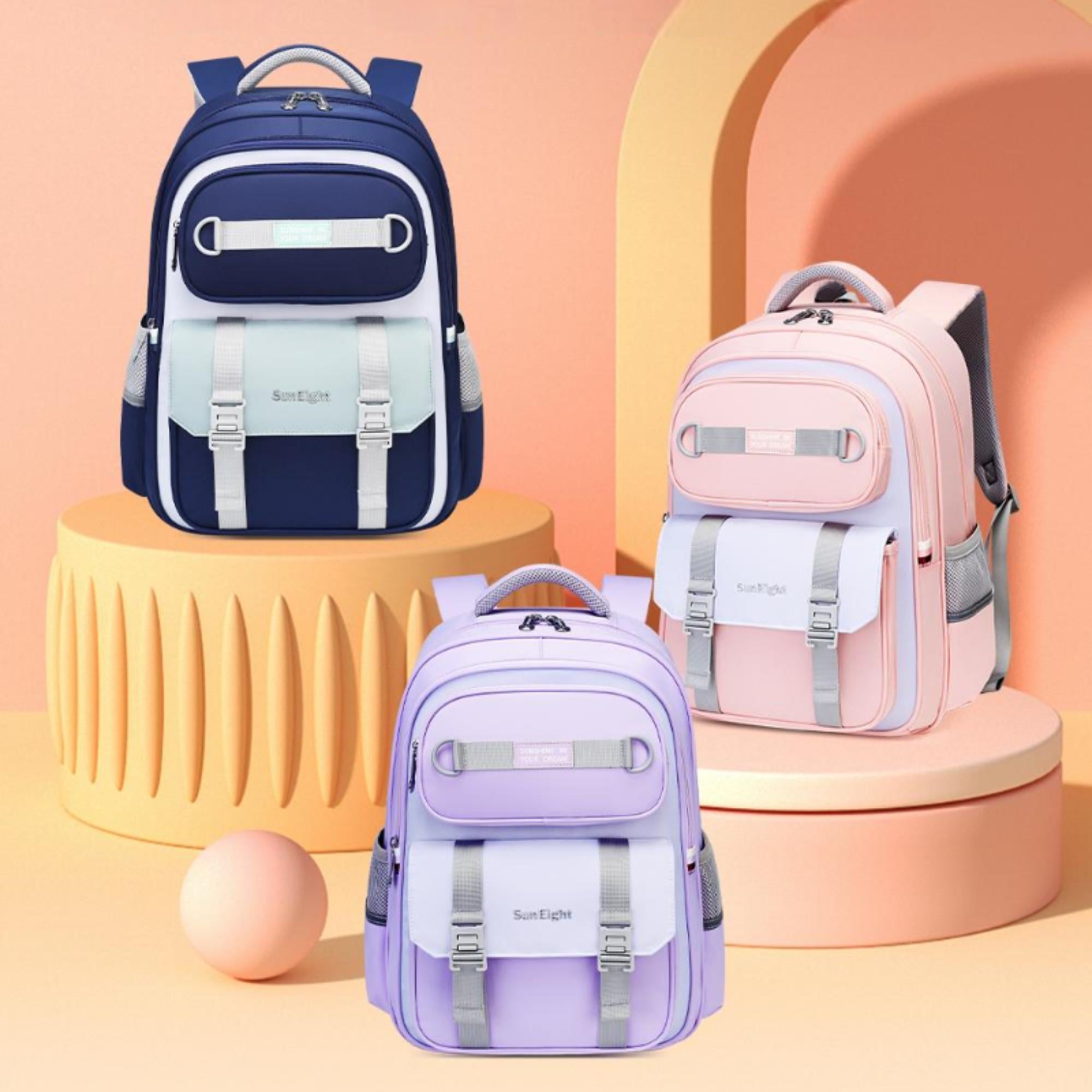 Sun Eight Middlez Ergonomic Spine Protection Primary School Bag - Sun Eight
