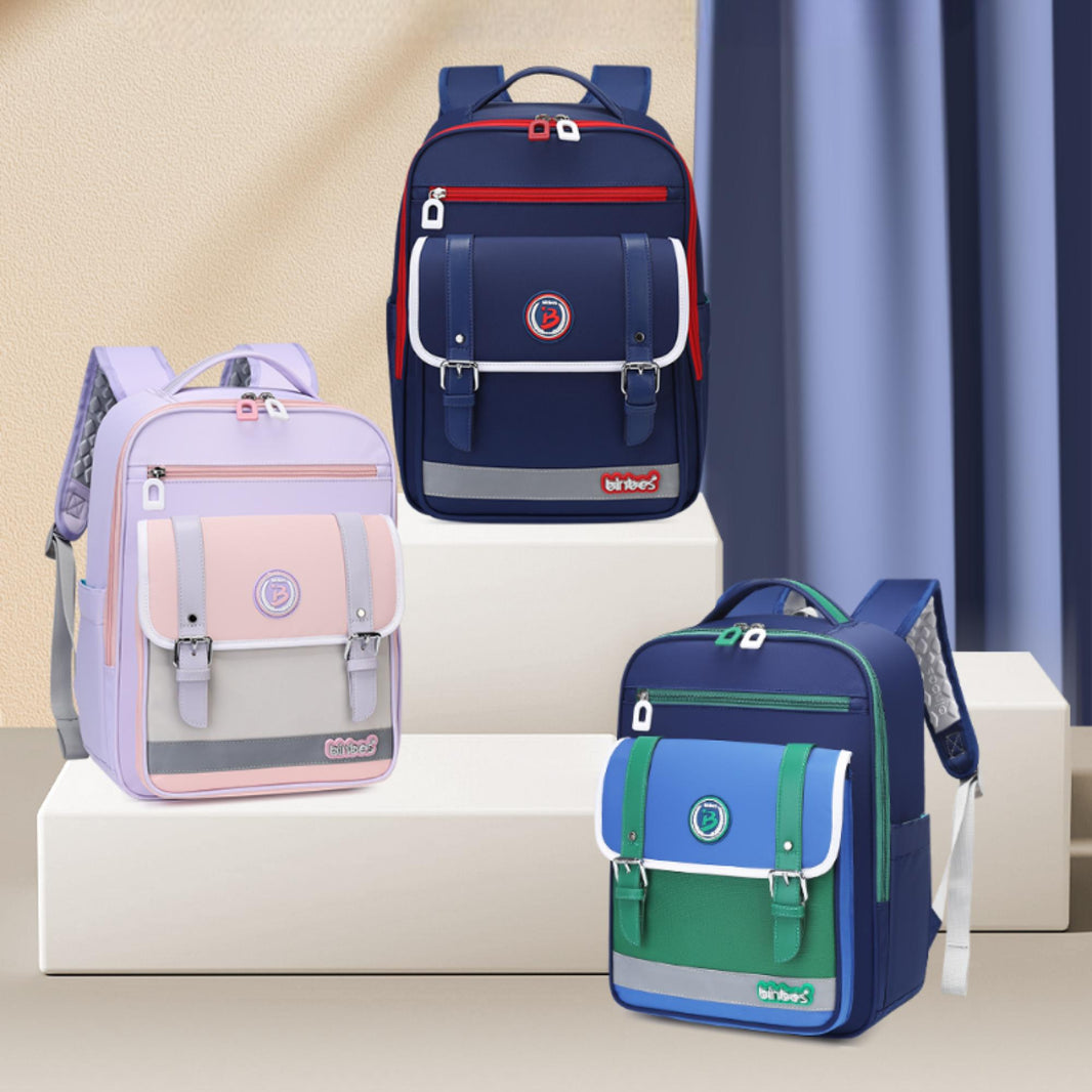 binbes® by Sun Eight Smartz Ergonomic Spine Protection Primary School Bag with 26° Back Fit - Sun Eight