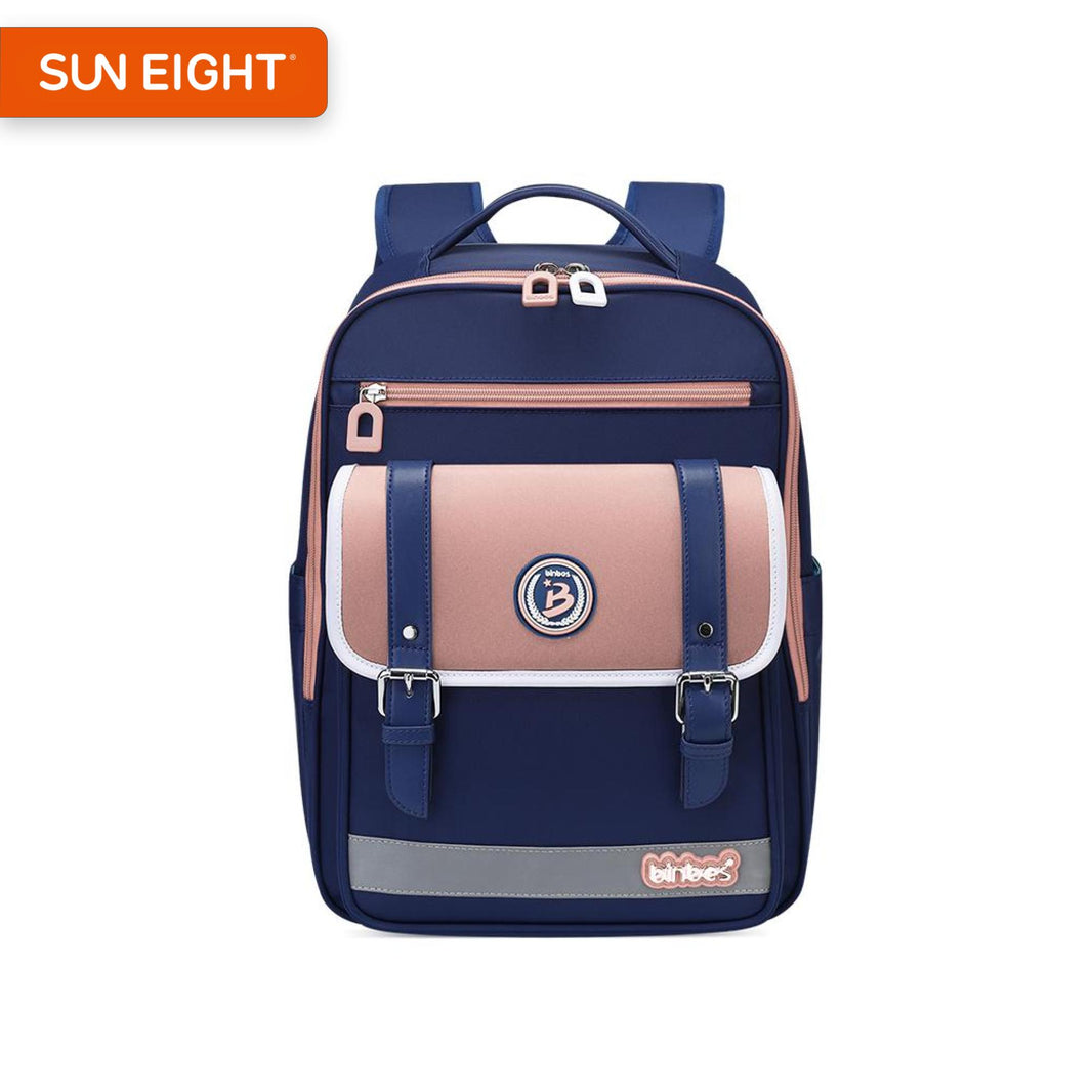 binbes® by Sun Eight Smartz Ergonomic Spine Protection Primary School Bag with 26° Back Fit - Sun Eight