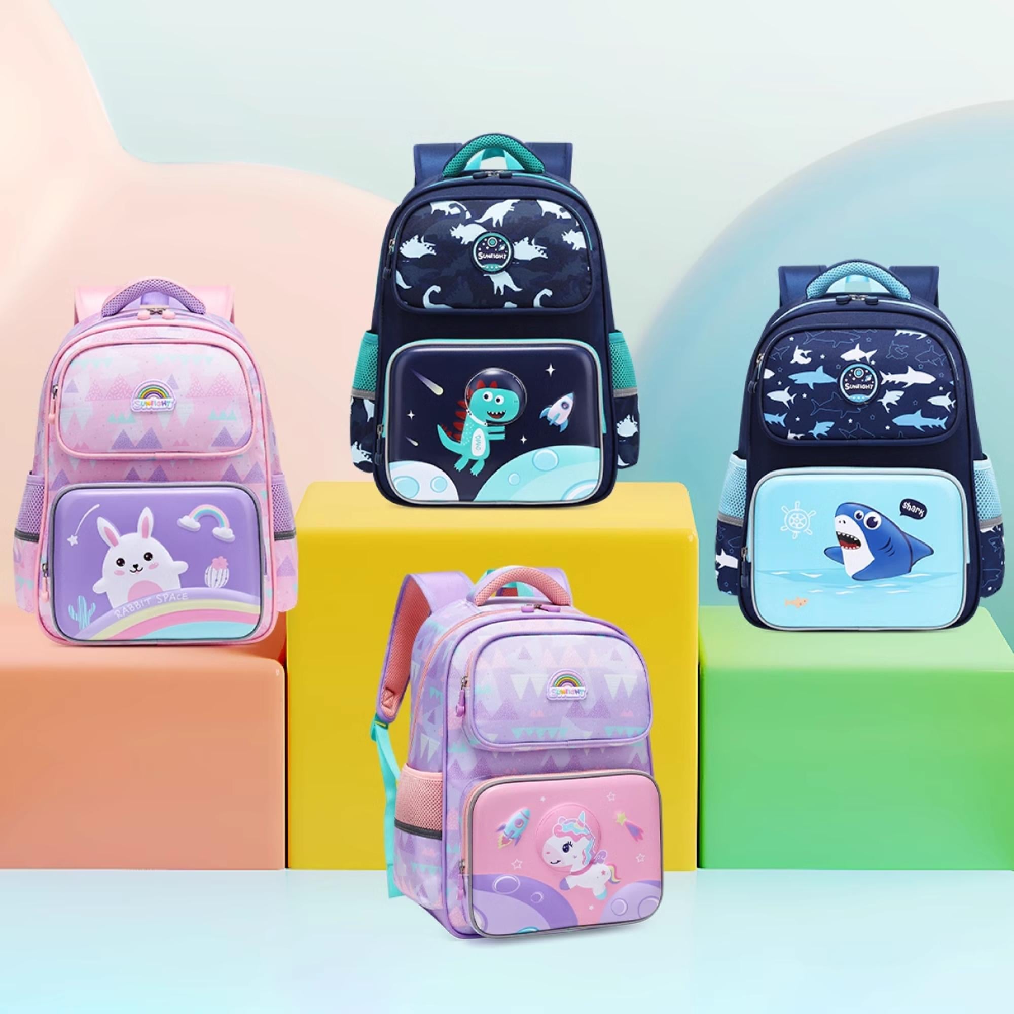 Sun Eight Snazz Ergonomic Spine Protection Primary School Bag
