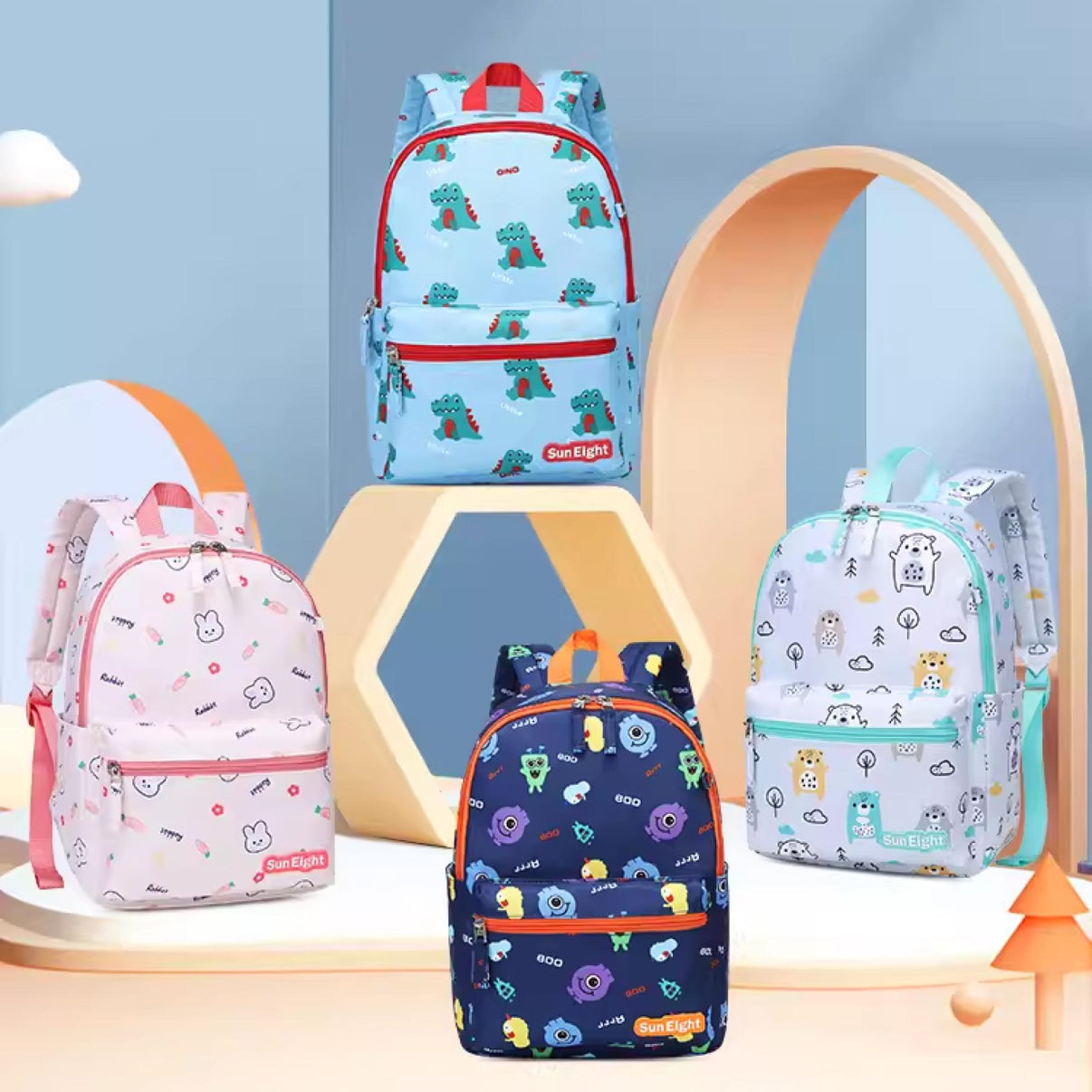 Sun Eight Springz Preschool Kindergarten Bag - Sun Eight