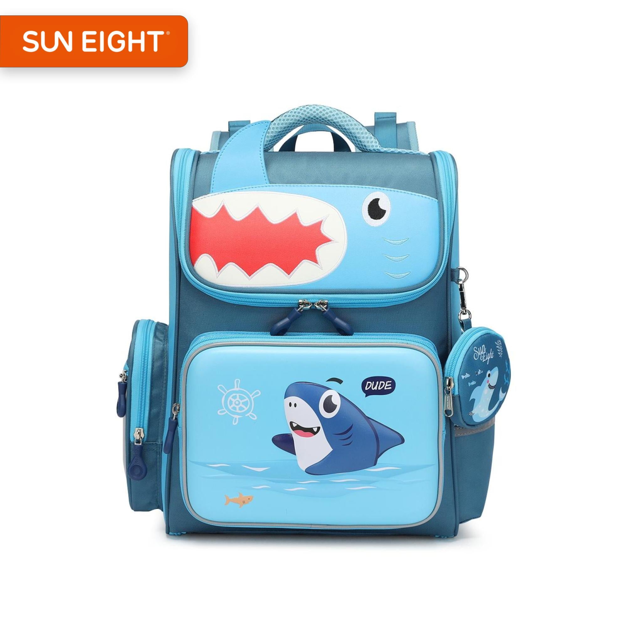 Sun Eight Surfz Ergonomic Spine Protection Primary School Bag - Sun Eight