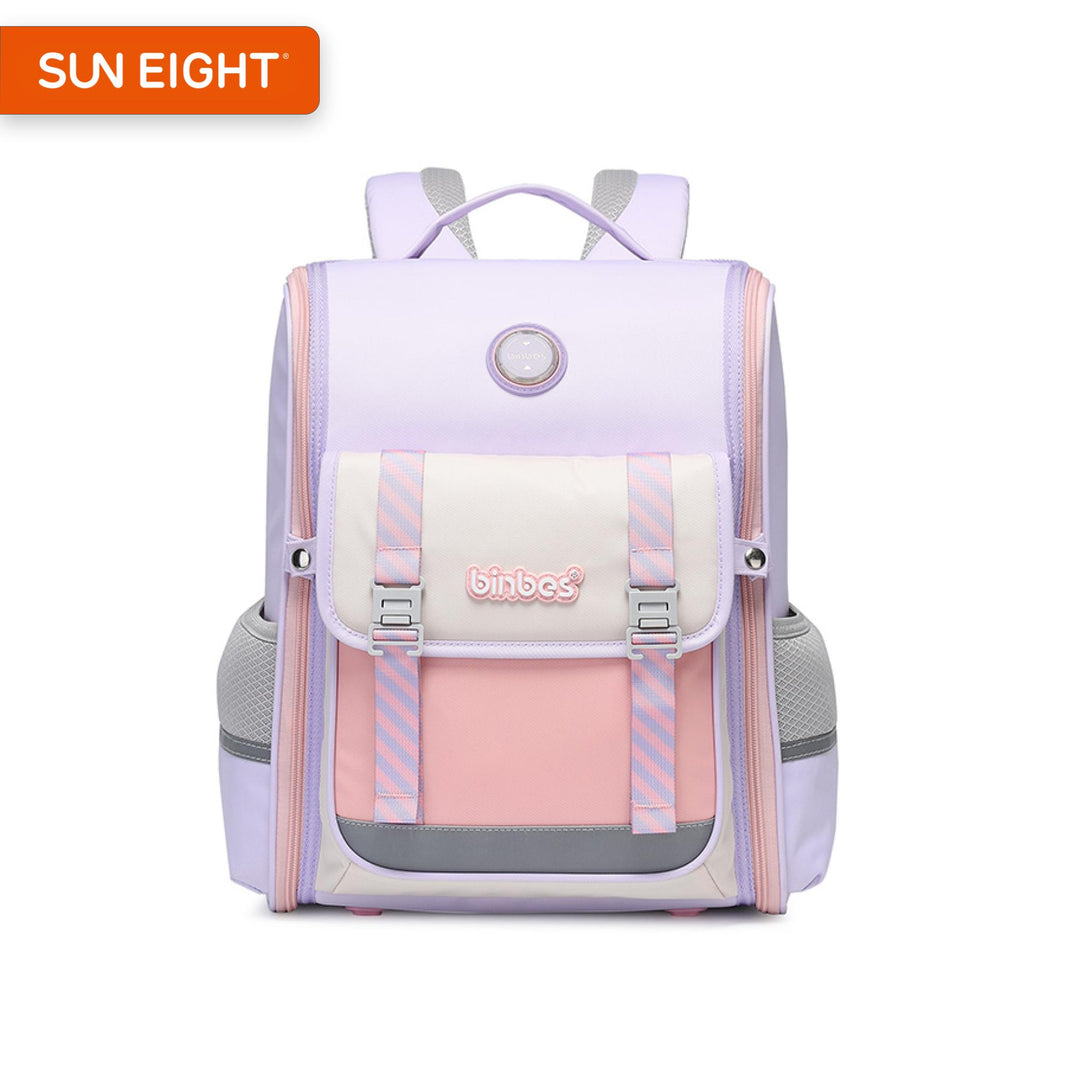 binbes® by Sun Eight Tomz Ergonomic Spine Protection Primary School Bag with 26° Back Fit - Sun Eight