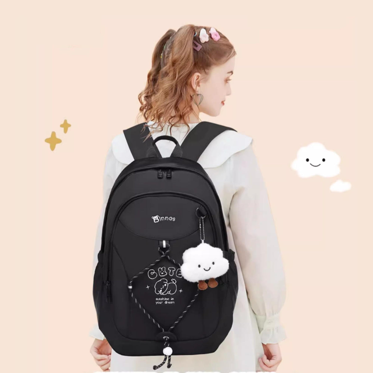 Sun Eight x Binnes Whitez Laptop Backpack (15.6") - Sun Eight