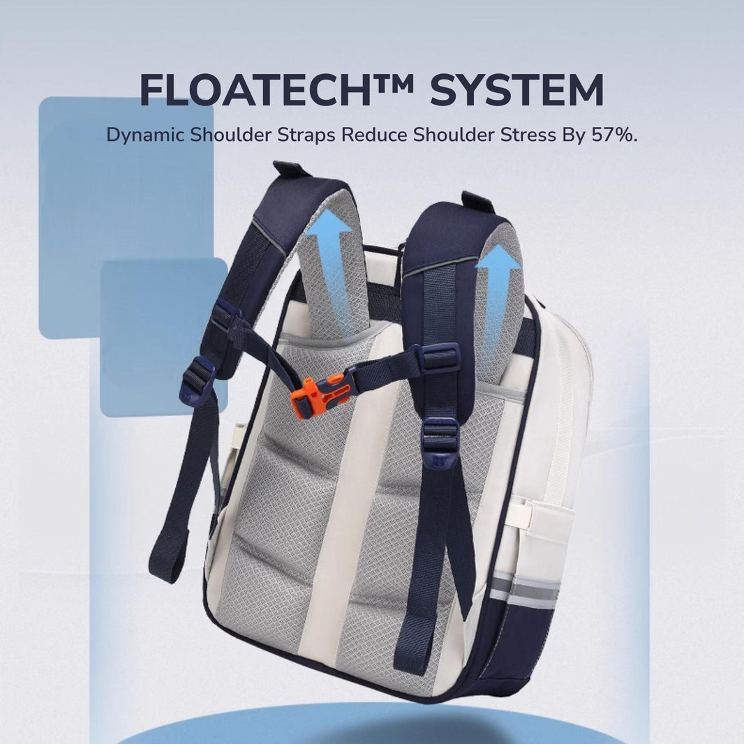 binbes® by Sun Eight Imperioz Ergonomic Spine Protection Primary School Bag with FLOATECH™ - Sun Eight