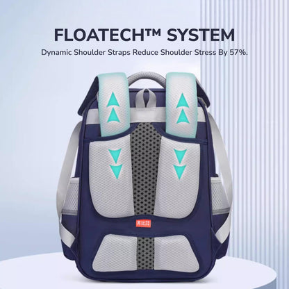 binbes® by Sun Eight Matez Ergonomic Spine Protection Primary School Bag with FLOATECH™ - Sun Eight
